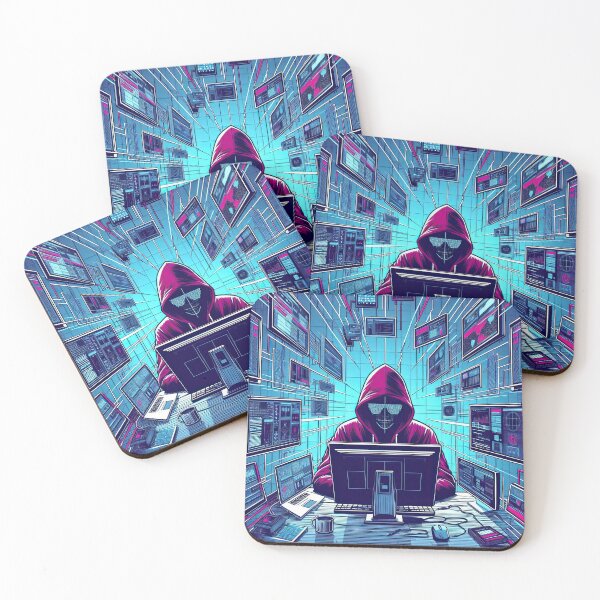 Item preview, Cyberpunk Hacker Pop Art Style designed and sold by artofuniverse.