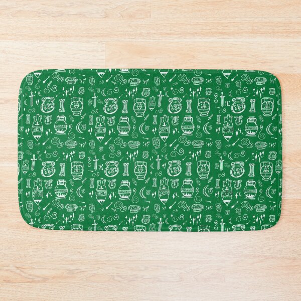 Item preview, Amphora Ancient Greek Doodles Pattern Green designed and sold by iliketeas.