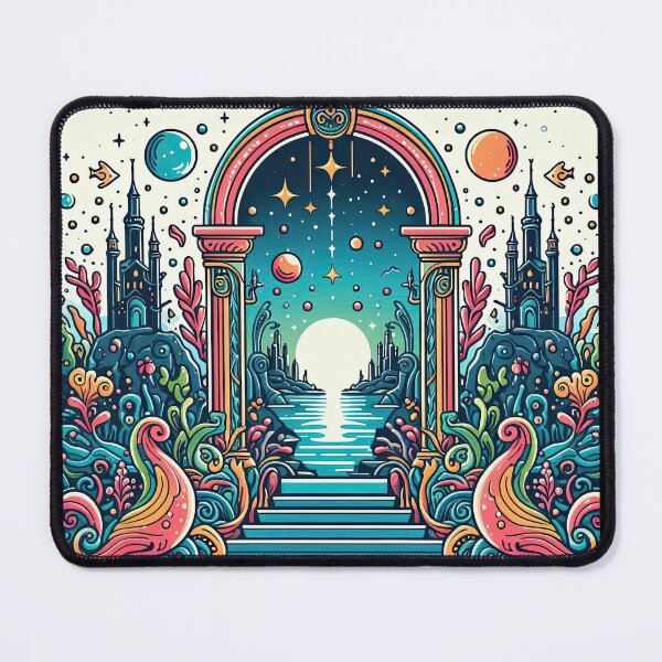 Item preview, Portal to Underwater City Pop Art Style designed and sold by artofuniverse.