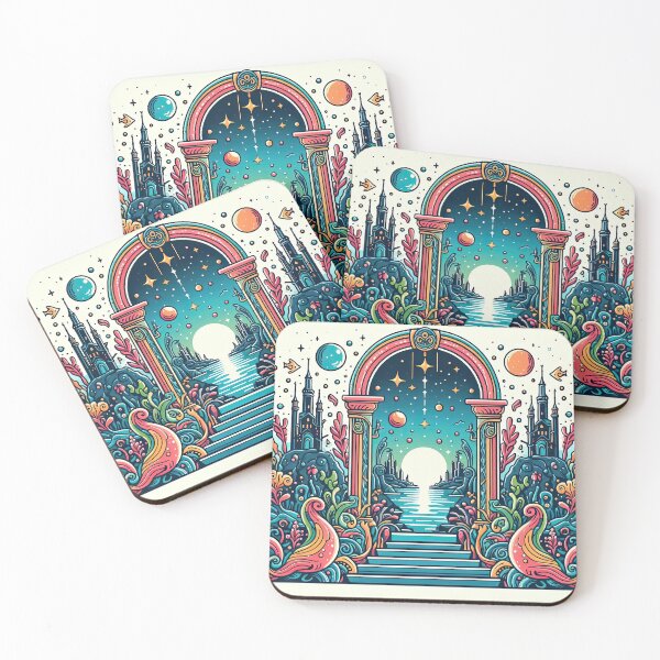 Item preview,  Portal to Underwater City Pop Art Style designed and sold by artofuniverse.