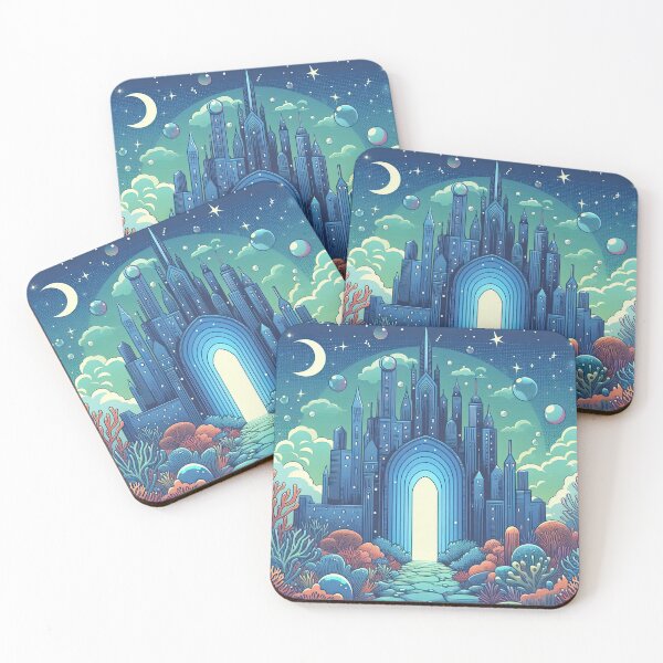 Item preview,  Portal to Underwater City Pop Art Style designed and sold by artofuniverse.