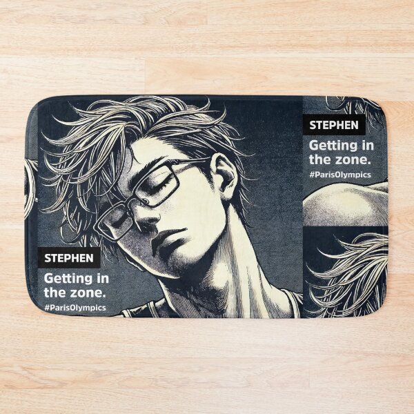 Item preview, Stephen getting in the zone.  designed and sold by YOURTWIST.