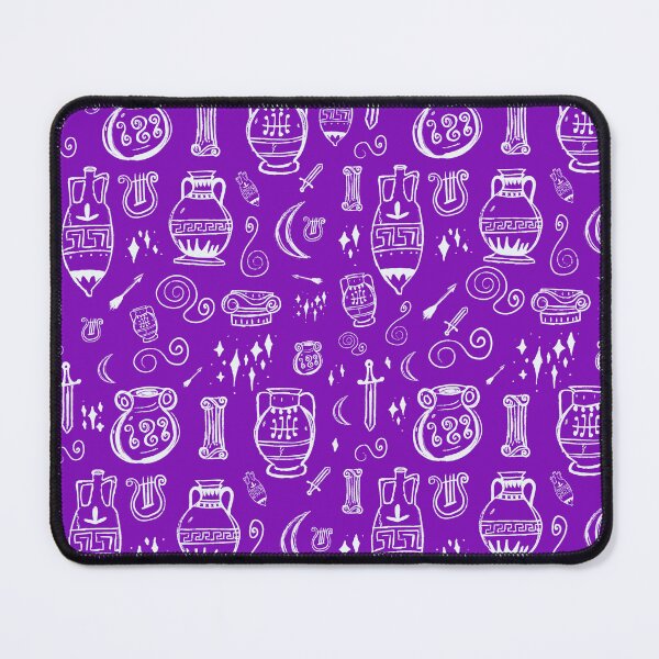 Item preview, Amphora Ancient Greek Doodles Pattern Purple designed and sold by iliketeas.