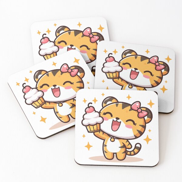 Item preview, Birthday Kawaii Tigress designed and sold by istoriadesign.
