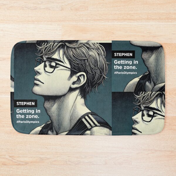 Item preview, Stephen getting in the zone.  designed and sold by YOURTWIST.