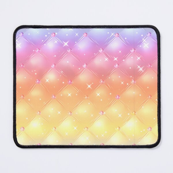 Item preview, Padded pastel rainbow tile designed and sold by Maddrick.