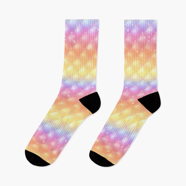 Item preview, Padded pastel rainbow tile designed and sold by Maddrick.