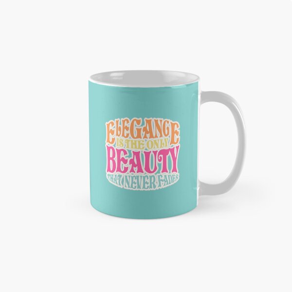 Item preview, 'Elegance Is The Only Beauty That Never Fades' Retro Typography designed and sold by trepiu.