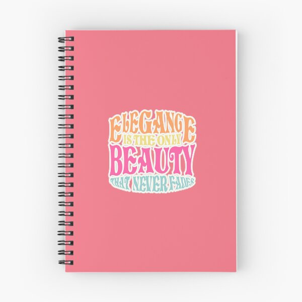 Item preview, 'Elegance Is The Only Beauty That Never Fades' Retro Typography designed and sold by trepiu.