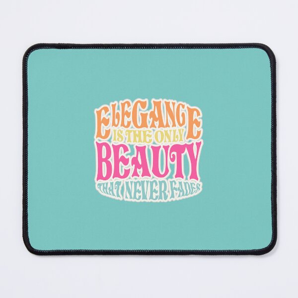 Item preview, 'Elegance Is The Only Beauty That Never Fades' Retro Typography designed and sold by trepiu.