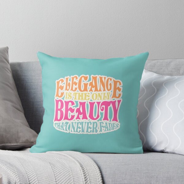 Item preview, 'Elegance Is The Only Beauty That Never Fades' Retro Typography designed and sold by trepiu.