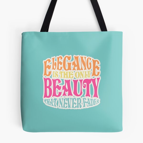 Item preview, 'Elegance Is The Only Beauty That Never Fades' Retro Typography designed and sold by trepiu.