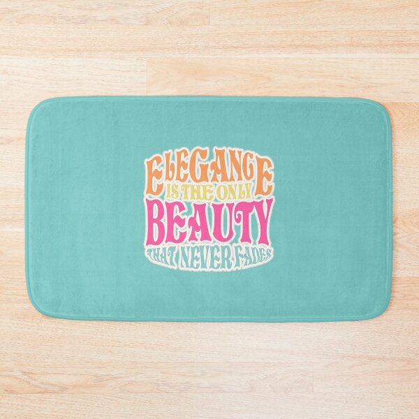 Item preview, 'Elegance Is The Only Beauty That Never Fades' Retro Typography designed and sold by trepiu.