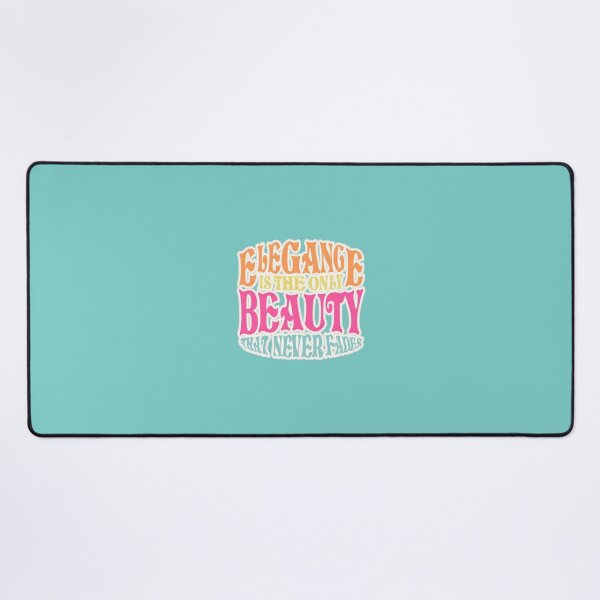 Item preview, 'Elegance Is The Only Beauty That Never Fades' Retro Typography designed and sold by trepiu.