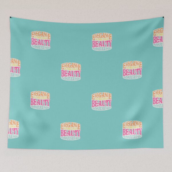 Item preview, 'Elegance Is The Only Beauty That Never Fades' Retro Typography designed and sold by trepiu.