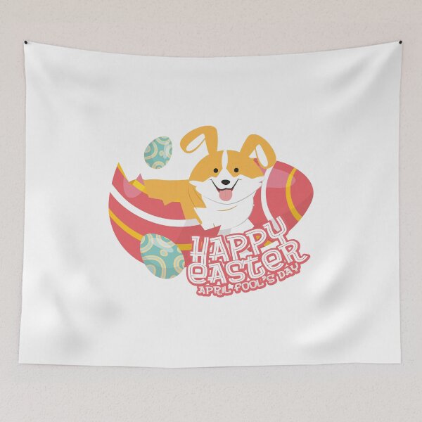 Item preview, Easter April Fool's Day Gifts Corgi Puppy Dog Egg  designed and sold by miracletee.