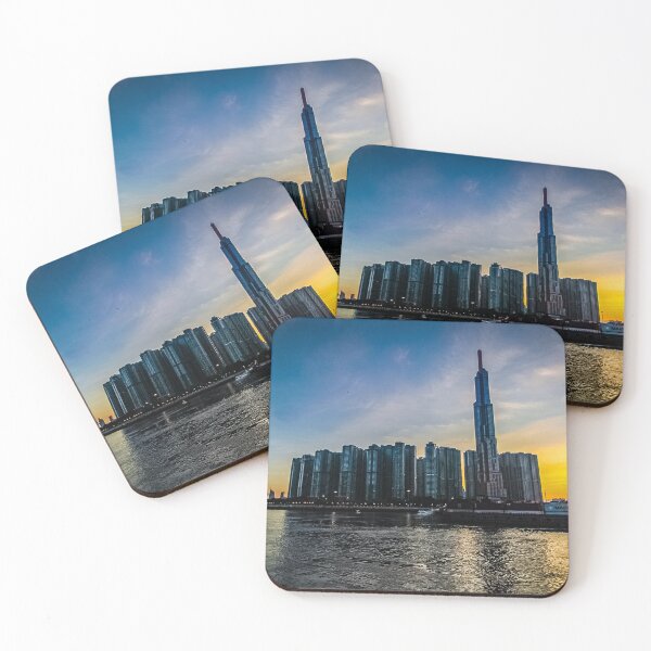 Item preview, Sunset Elegance over Landmark 81 designed and sold by KMNscapes – Ireland Prints & Beyond.