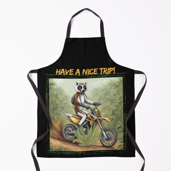 Item preview, Have a nice trip! Bike Lemur Racer Motorcycle  designed and sold by Design_Your_Day.