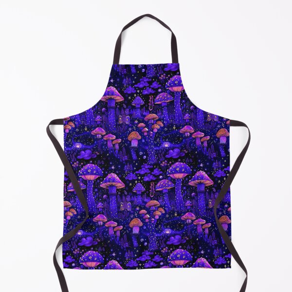 Item preview, fluorescent black light mushroom field designed and sold by Maddrick.