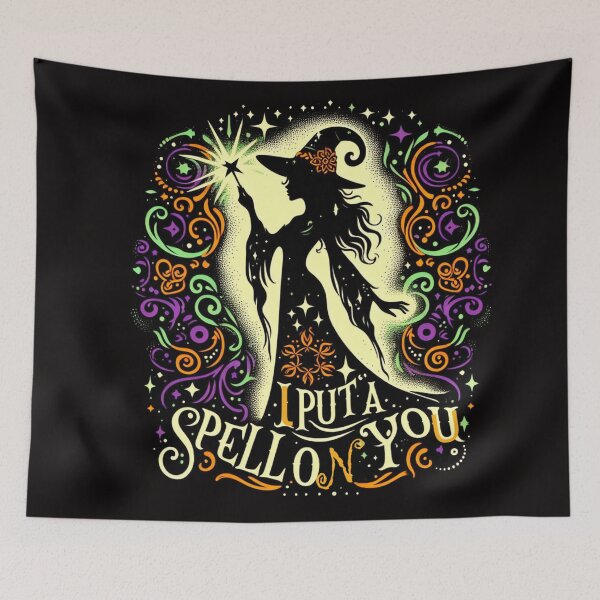 Item preview, I Put a Spell on You" - Vintage Gypsy Witch Design designed and sold by GardenReign.