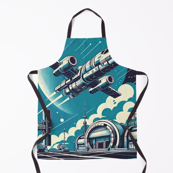 Item preview, Futuristic Spaceship Pop Art Style designed and sold by artofuniverse.