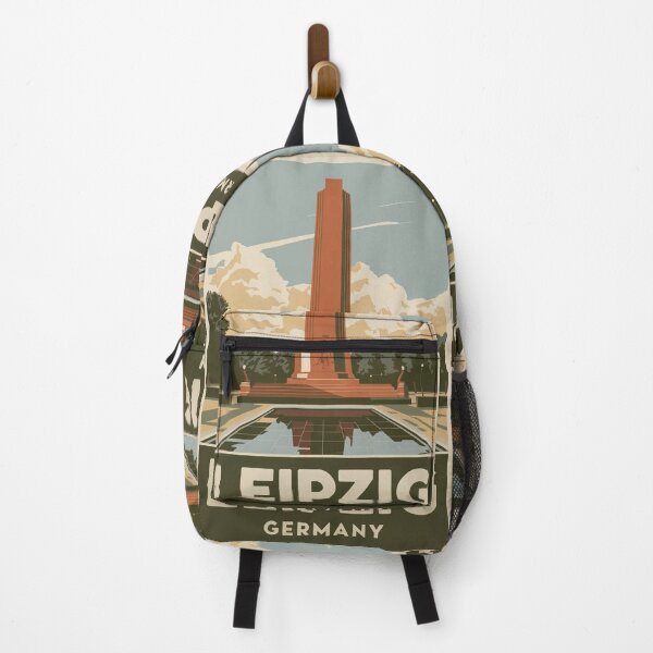 Item preview, Leipzig Vintage Travel Poster designed and sold by TravelerRat.