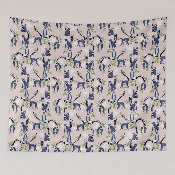 Item preview, lemur, madagascar, madagascar lemur, tropical designed and sold by Tetiana Pohurska.