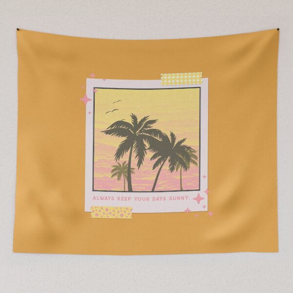 Item preview, Keep your sunny days, always keep your days sunny.vaporwave, retro vintage design,vaporwave,, retro, vintage design designed and sold by FOODIESART.