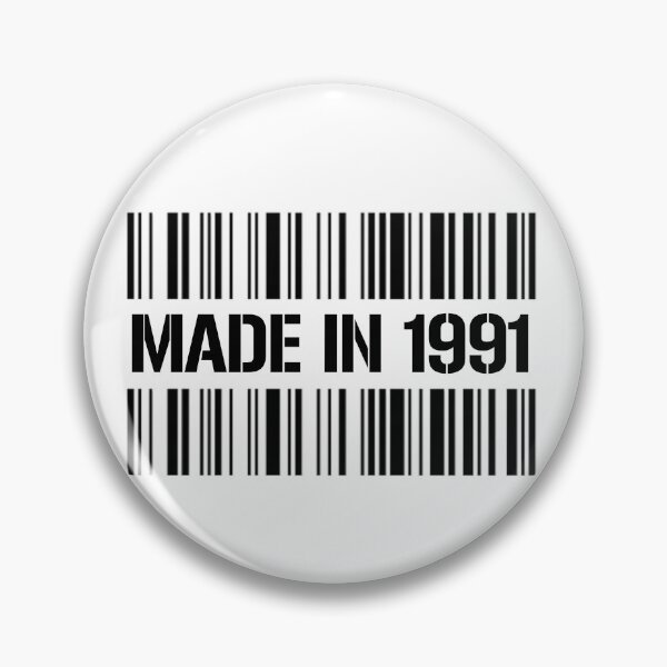 Item preview, Made In 1991 Birthday Gift designed and sold by NumbersFort.