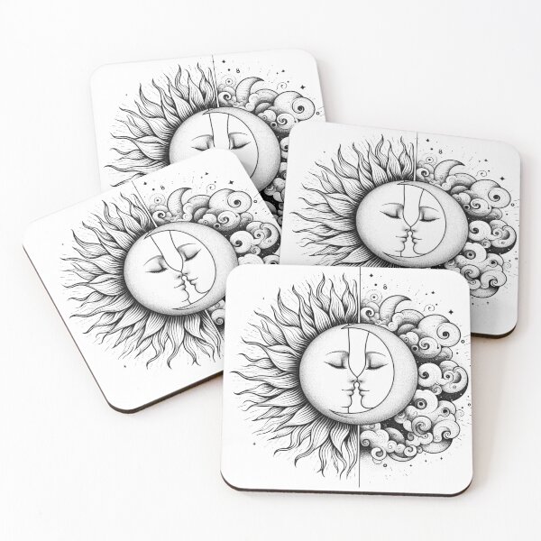 Item preview, Celestial Love,Moon and Sun designed and sold by deniz kaya.