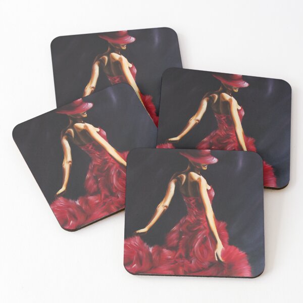Item preview, Dancing in a red dress - Artem Tuliuk original oil painting designed and sold by Artem Tuliuk.