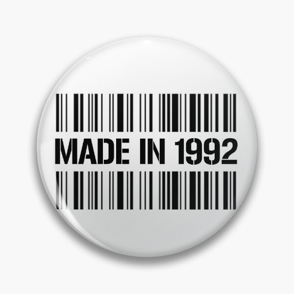 Item preview, Made In 1992 Birthday Gift designed and sold by NumbersFort.