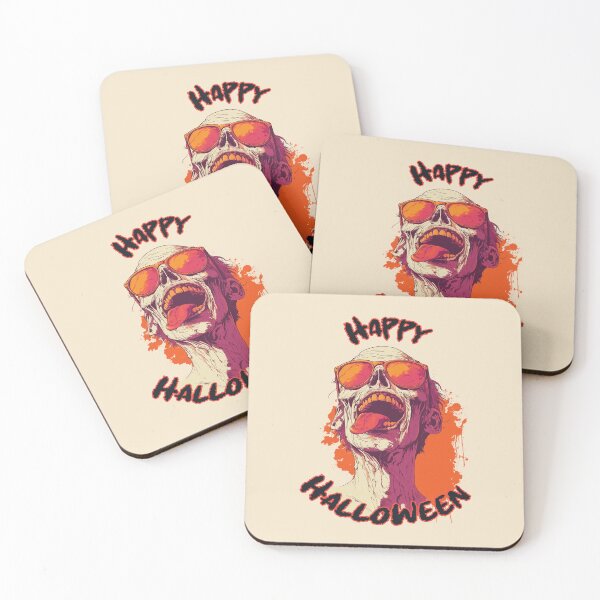 Item preview, Happy Halloween Bald Zombie designed and sold by Konkam.