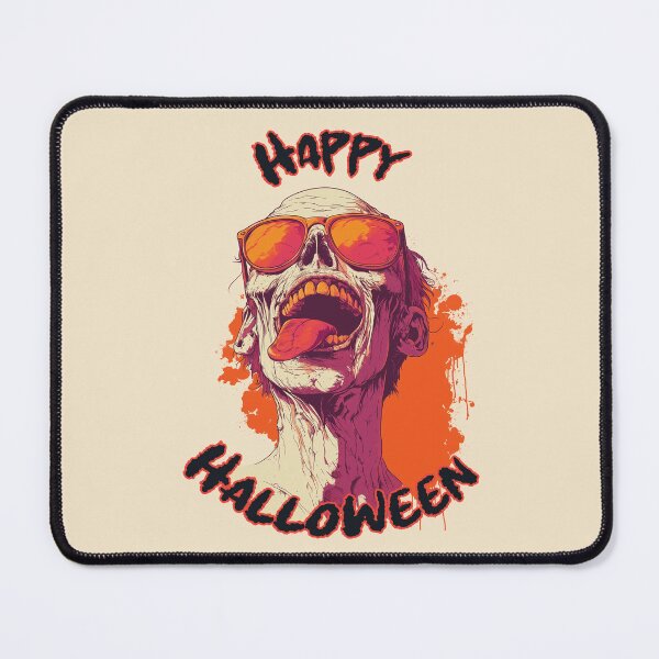 Item preview, Happy Halloween Bald Zombie designed and sold by Konkam.