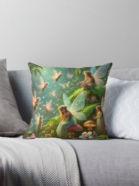 Item preview, Enchanting Woodland Fairies in a Mystical Forest designed and sold by ShamanIwoArt.