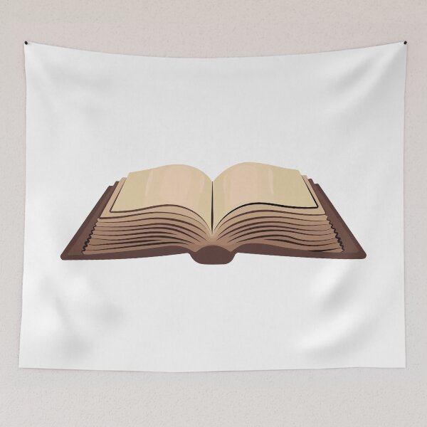 Item preview, Single open book, color illustration designed and sold by OM-lova.