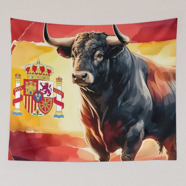 Item preview, Bull in Spain designed and sold by RubisLeaf.