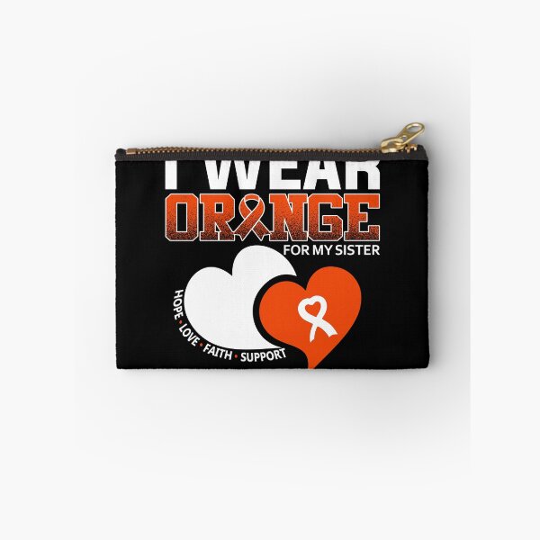 Aperçu de l'œuvre I Wear Orange For My Sister Multiple Sclerosis Awareness Gear créée et vendue par DynamicDesign.