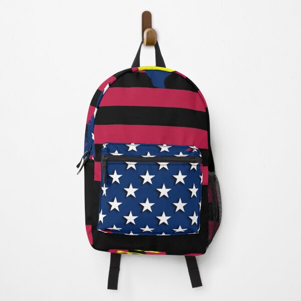 Item preview, flag of the United States of America: silhouette U.S.A., a flag and a single heart, the nation of freedom and the possibility of change. designed and sold by rikyfreestyle.