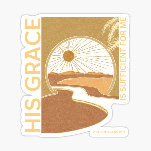 Item preview, His Grace Is Sufficient For Me Christian designed and sold by TunbiEsther.