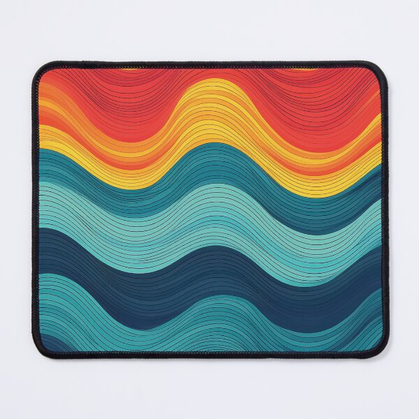 Item preview, A design of a contemporary pattern that simulates a wave effect through pixelation. designed and sold by HEMRO.