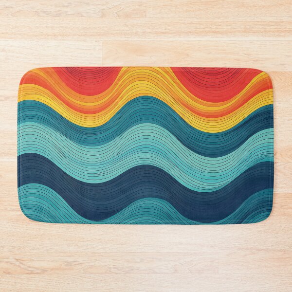 Item preview, A design of a contemporary pattern that simulates a wave effect through pixelation. designed and sold by HEMRO.