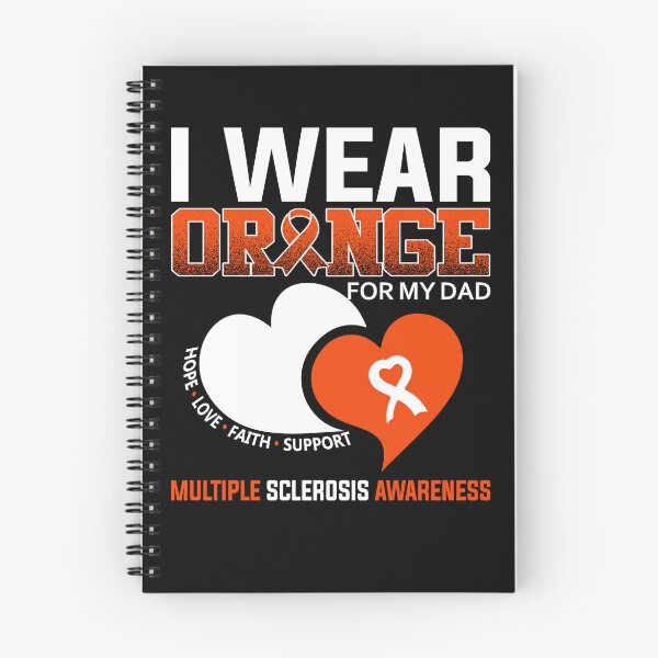 Item preview, I Wear Orange For My Dad Multiple Sclerosis Awareness Gear designed and sold by DynamicDesign.