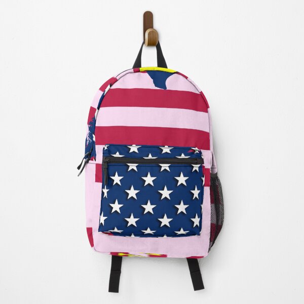 Item preview, flag of the United States of America: silhouette U.S.A., a flag and a single heart, the nation of freedom and the possibility of change. designed and sold by rikyfreestyle.