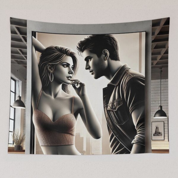 Item preview, Romantic Encounter in an Urban Space designed and sold by vatisa.