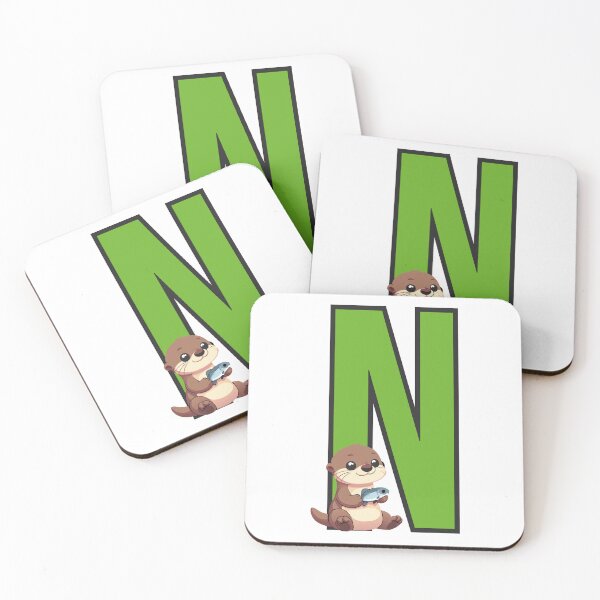 Item preview, Alphabet Otter - Letter N in the Spanish alphabet designed and sold by charlypicazo.