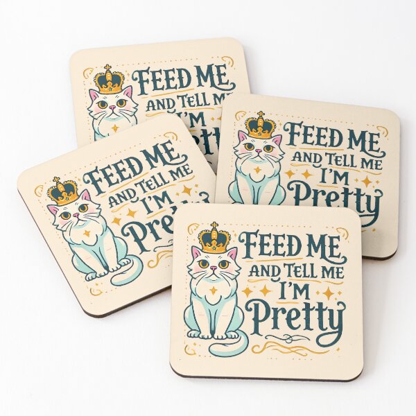 Item preview, Feed me and tell me I'm pretty designed and sold by Caloop-designs.