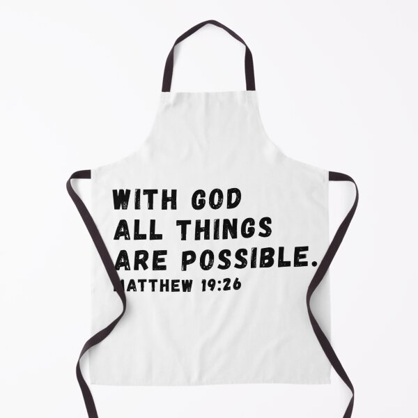 Item preview, Matthew 19:26 Bible Verse designed and sold by SoulQuot.