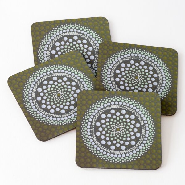 Item preview, Ordered Atoms green designed and sold by RedSunflowerArt.