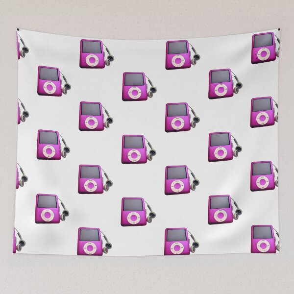 Item preview, Pink iPod with Earbuds Attached designed and sold by urzga.
